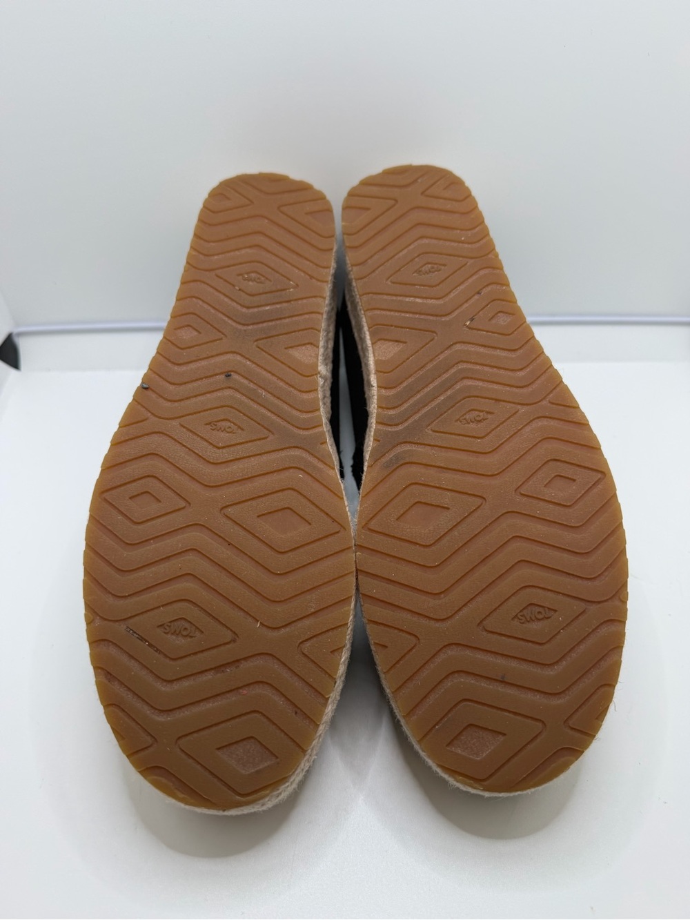 Toms Black Platform Espadrille Slip-Ons - Picture 4 of 4